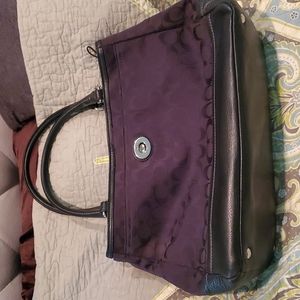 Large Coach laptop bag